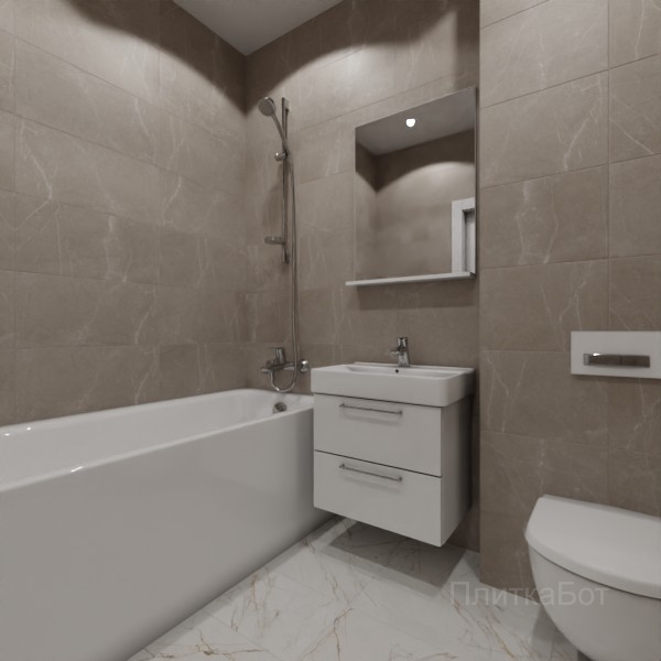 LB Ceramics 2026, Блюм, Контрастные стены, контраст у инсталляции №33