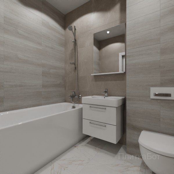 LB Ceramics 2026, Блюм, Контрастные стены, контраст у инсталляции №35