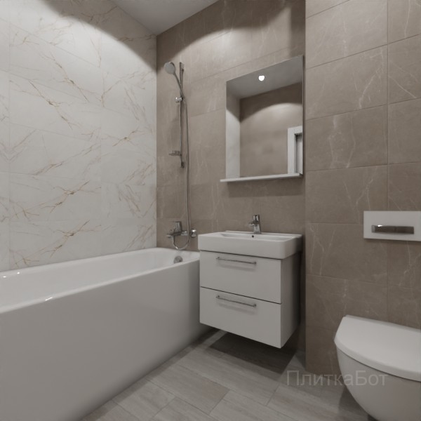 LB Ceramics 2026, Блюм, Контрастные стены, палубная №8