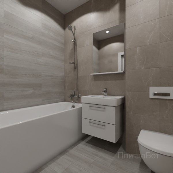 LB Ceramics 2026, Блюм, Контрастные стены, палубная №12