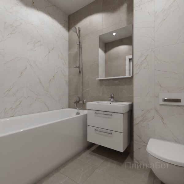 LB Ceramics 2026, Блюм, Контрастные стены вертикально, контраст у инсталляции №14