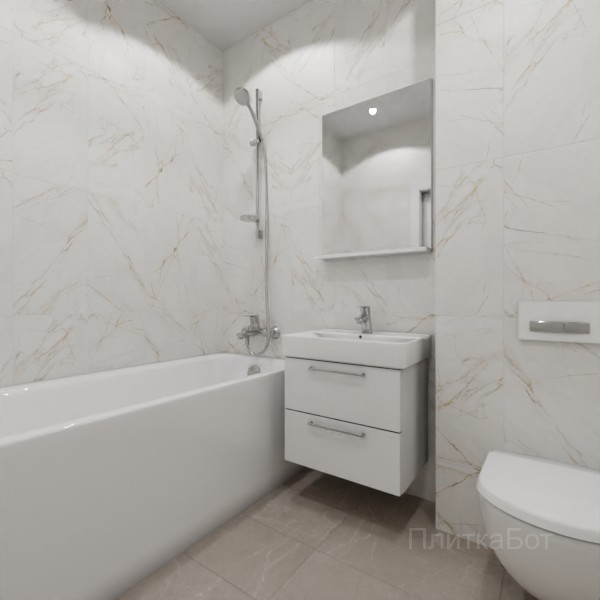 LB Ceramics 2026, Блюм, Контрастные стены вертикально №10