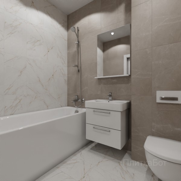 LB Ceramics 2026, Блюм, Контрастные стены вертикально №11
