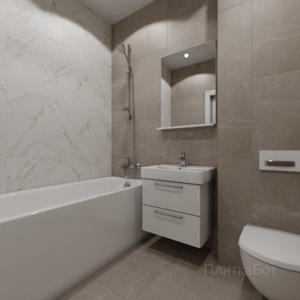 LB Ceramics 2026, Блюм, Контрастные стены вертикально №12