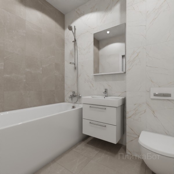 LB Ceramics 2026, Блюм, Контрастные стены вертикально №14