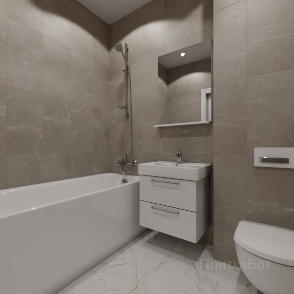 LB Ceramics 2026, Блюм, Контрастные стены вертикально №15