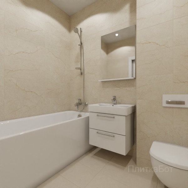 LB Ceramics 2026, Эпоха (беж), Без декора №3