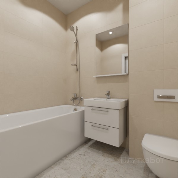 LB Ceramics 2026, Эпоха (беж), Без декора №5