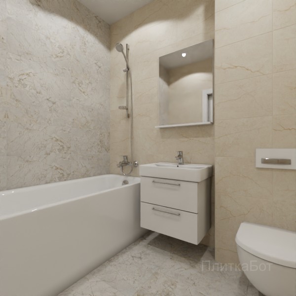 LB Ceramics 2026, Эпоха (беж), Контрастные стены №8