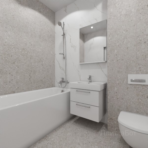 LB Ceramics 2026, Иней, Контрастные стены, контраст у инсталляции №91