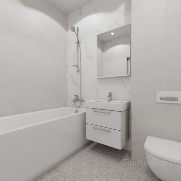 LB Ceramics 2026, Иней, Контрастные стены, контраст у инсталляции №94