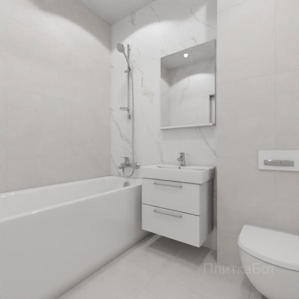LB Ceramics 2026, Иней, Контрастные стены, контраст у инсталляции №95