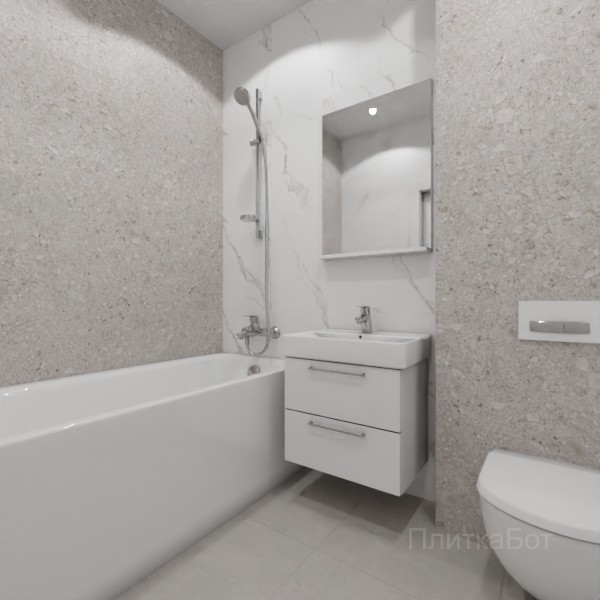 LB Ceramics 2026, Иней, Контрастные стены, контраст у инсталляции №102