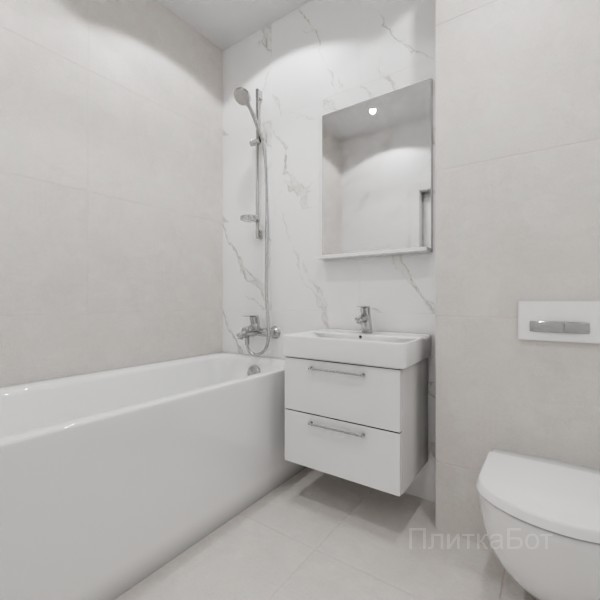 LB Ceramics 2026, Иней, Контрастные стены, контраст у инсталляции №104