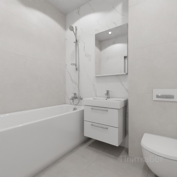 LB Ceramics 2026, Иней, Контрастные стены, контраст у инсталляции №105