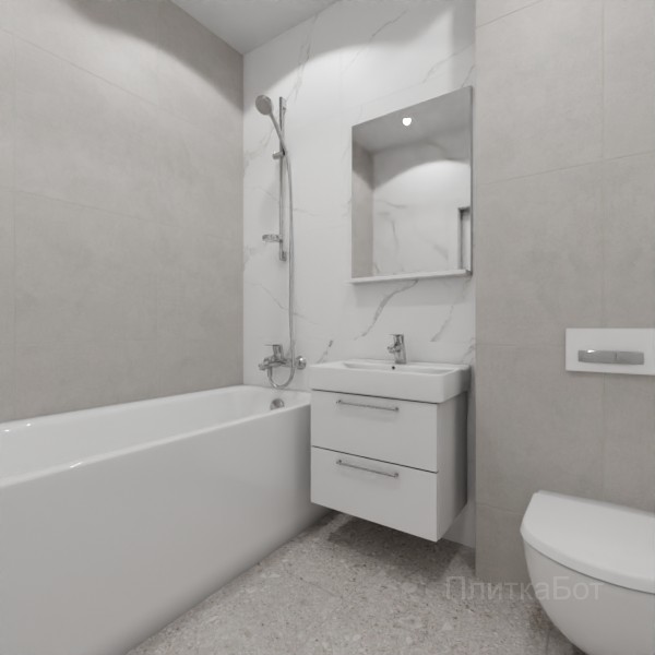 LB Ceramics 2026, Иней, Контрастные стены, контраст у инсталляции №205