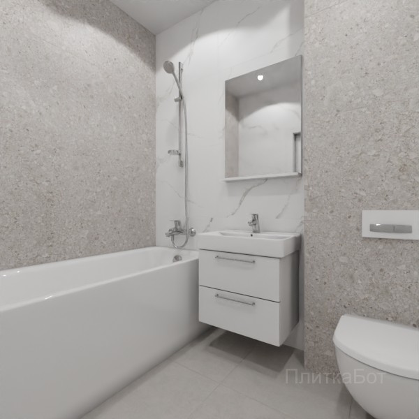 LB Ceramics 2026, Иней, Контрастные стены, контраст у инсталляции №210