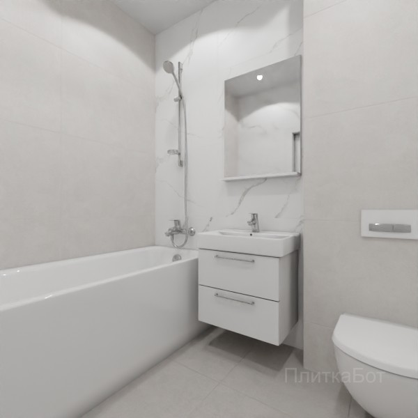 LB Ceramics 2026, Иней, Контрастные стены, контраст у инсталляции №213