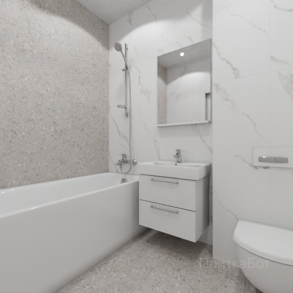 LB Ceramics 2026, Иней, Контрастные стены №37