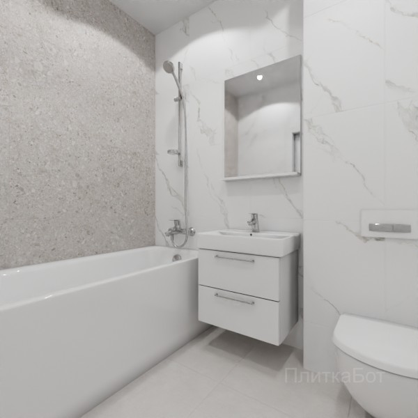 LB Ceramics 2026, Иней, Контрастные стены №38