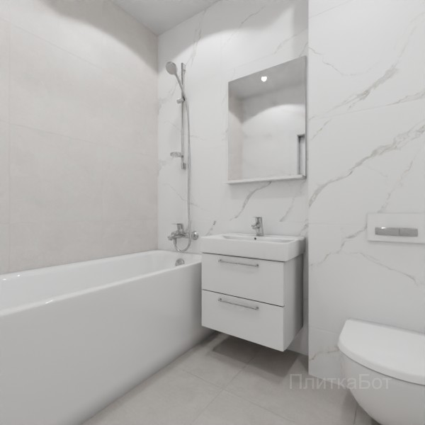 LB Ceramics 2026, Иней, Контрастные стены №48