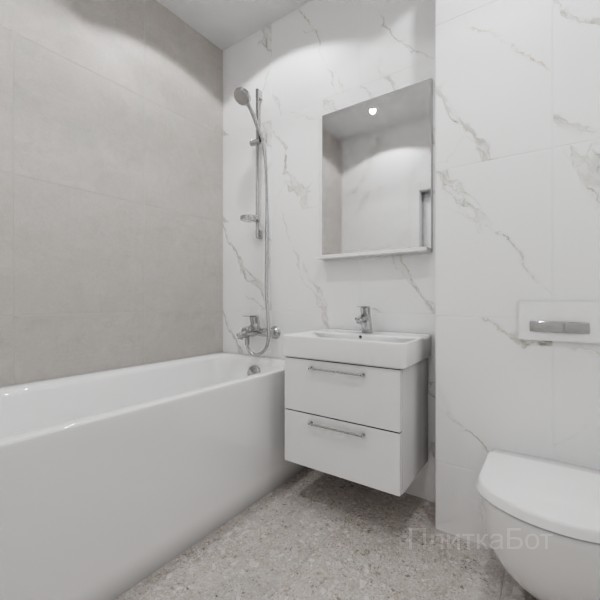 LB Ceramics 2026, Иней, Контрастные стены №49