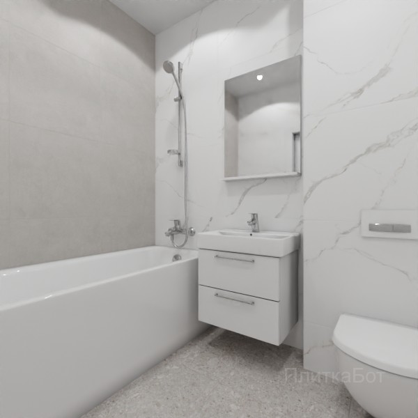 LB Ceramics 2026, Иней, Контрастные стены №52