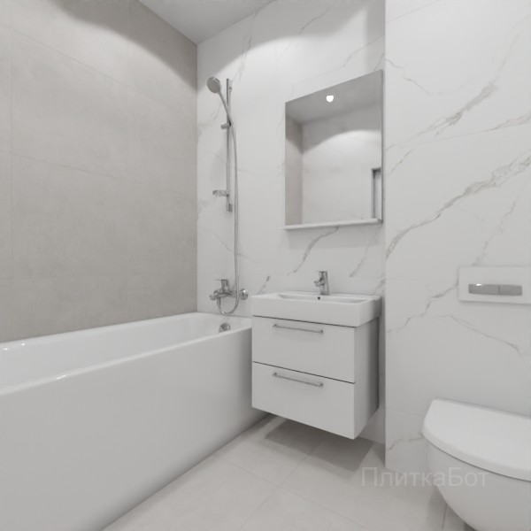 LB Ceramics 2026, Иней, Контрастные стены №53