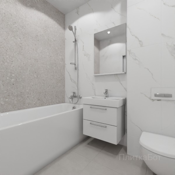 LB Ceramics 2026, Иней, Контрастные стены №57