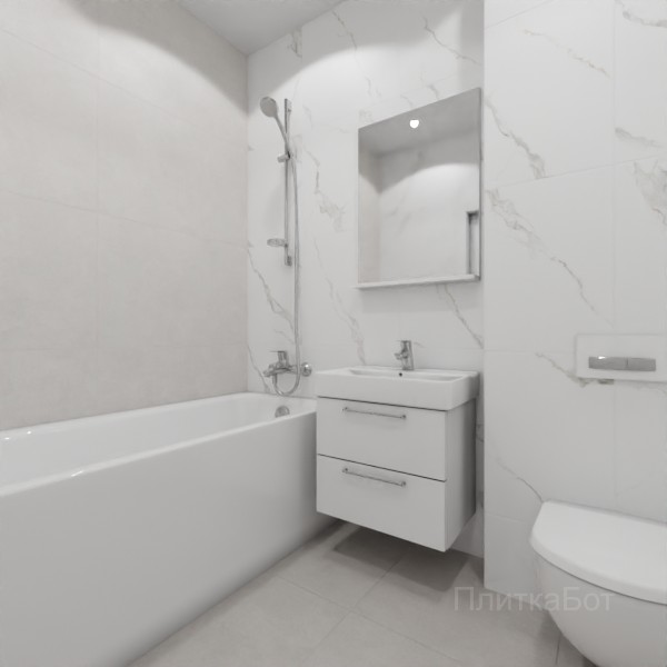 LB Ceramics 2026, Иней, Контрастные стены №63