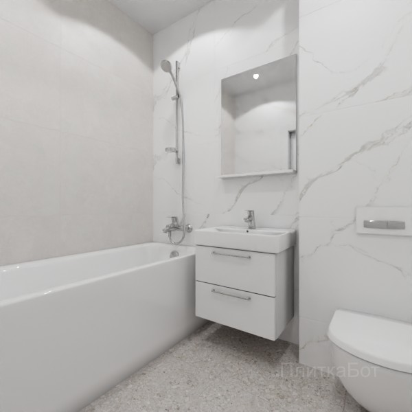 LB Ceramics 2026, Иней, Контрастные стены №64
