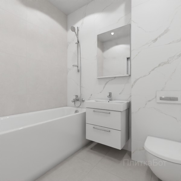 LB Ceramics 2026, Иней, Контрастные стены №66