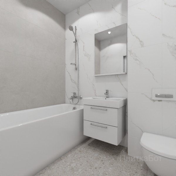 LB Ceramics 2026, Иней, Контрастные стены №67