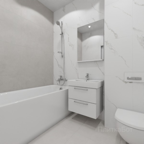 LB Ceramics 2026, Иней, Контрастные стены №68
