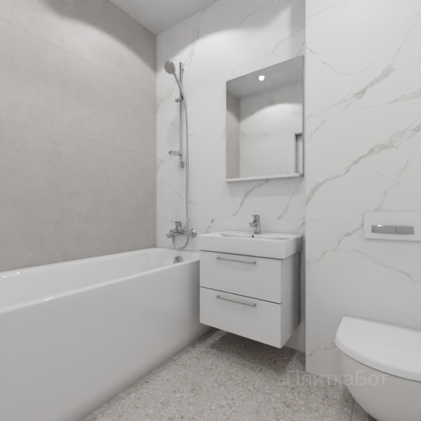 LB Ceramics 2026, Иней, Контрастные стены №70
