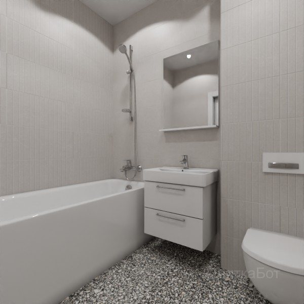 LB Ceramics 2026, Кэрролл, Контрастные стены, контраст у инсталляции №1
