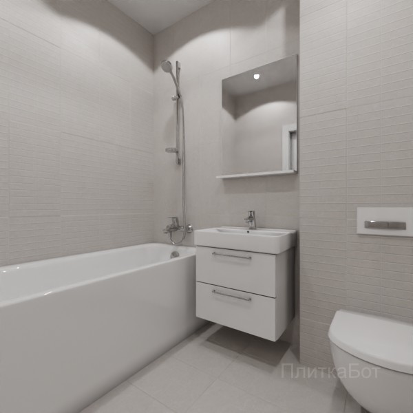 LB Ceramics 2026, Кэрролл, Контрастные стены вертикально, контраст у инсталляции №2