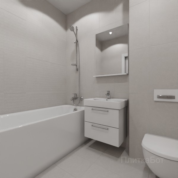 LB Ceramics 2026, Кэрролл, Контрастные стены вертикально №2