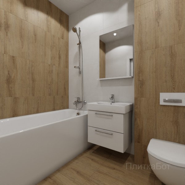 LB Ceramics 2026, Моррис, Контрастные стены вертикально, контраст у инсталляции №6