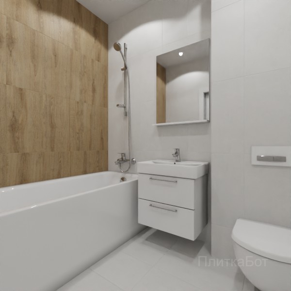 LB Ceramics 2026, Моррис, Контрастные стены вертикально №1
