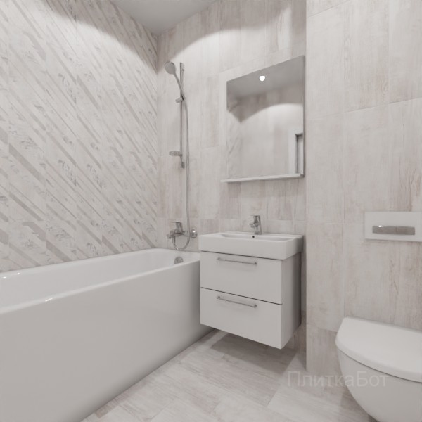 LB Ceramics 2026, Нордайс, Контрастные стены вертикально, палубная