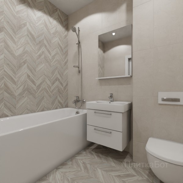 LB Ceramics 2026, Одри, Контрастные стены вертикально