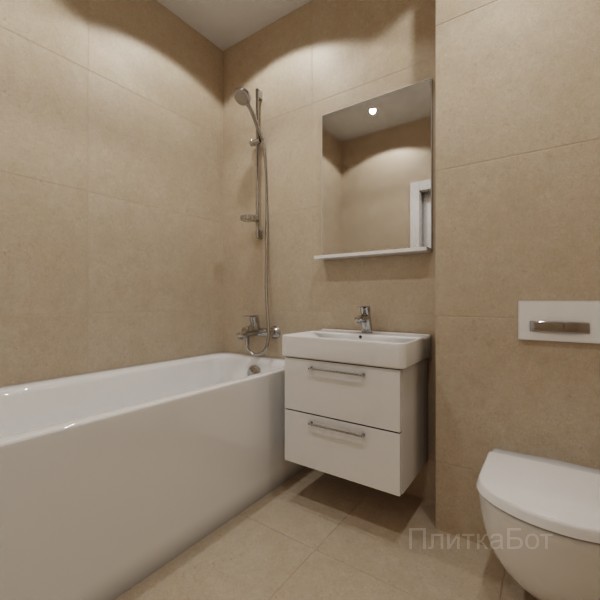 LB Ceramics 2026, Полдень (беж), Без декора №4