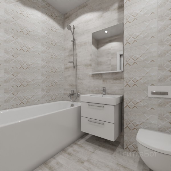 LB Ceramics 2026, Сноувинд, Контрастные стены, контраст у инсталляции №1