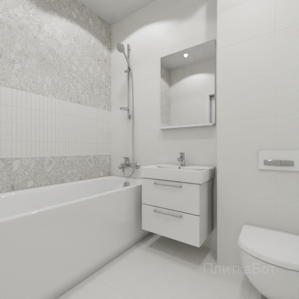 LB Ceramics 2026, Спектр, Два декора над ванной №2