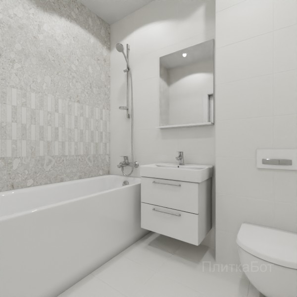 LB Ceramics 2026, Спектр, Два декора над ванной №4