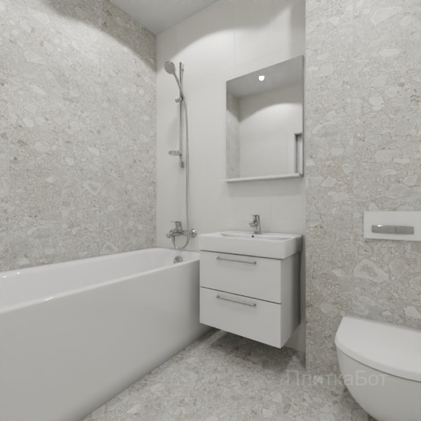 LB Ceramics 2026, Спектр, Контрастные стены вертикально, контраст у инсталляции №1