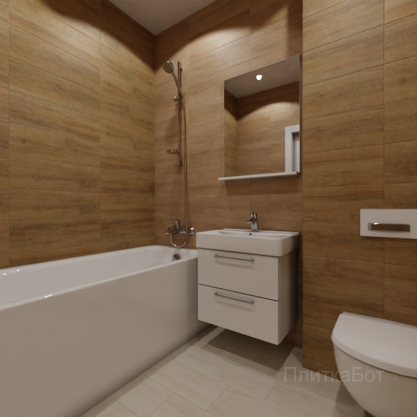 LB Ceramics 2026, Венский Лес, Контрастные стены, контраст у инсталляции, палубная №11