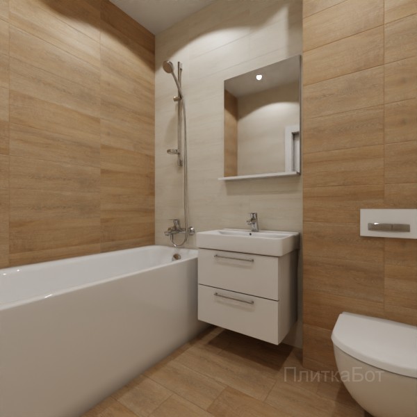 LB Ceramics 2026, Венский Лес, Контрастные стены, контраст у инсталляции, палубная №19