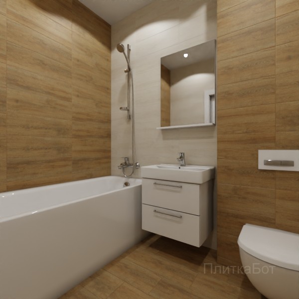 LB Ceramics 2026, Венский Лес, Контрастные стены, контраст у инсталляции, палубная №24